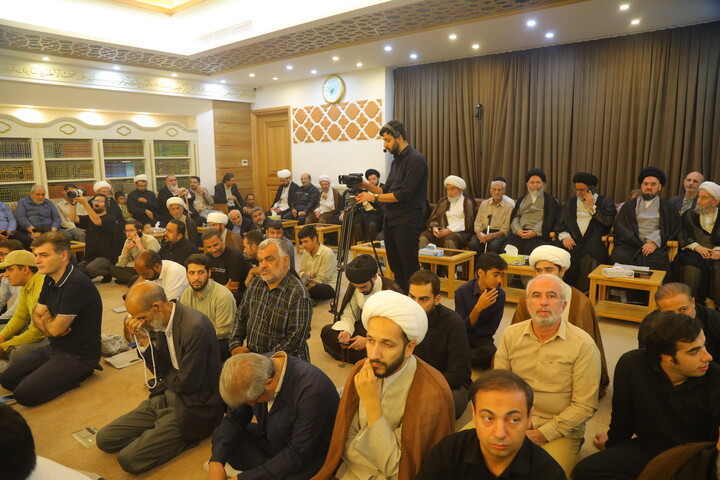 تصاویر / مراسم چهلمین روز ارتحال آیت الله غیب غلامی