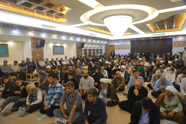 تصاویر / مراسم چهلمین روز ارتحال آیت الله غیب غلامی