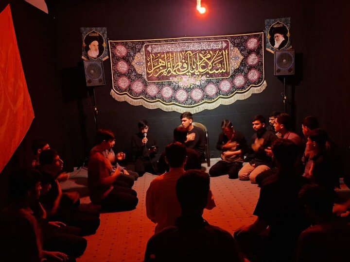 تصاویر/ سوگواری شهادت حضرت فاطمه (س) مدرسه علمیه المّهدی(عج) آران و بیدگل