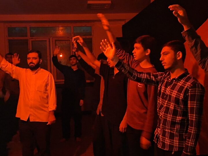 تصاویر/ سوگواری شهادت حضرت فاطمه (س) مدرسه علمیه المّهدی(عج) آران و بیدگل