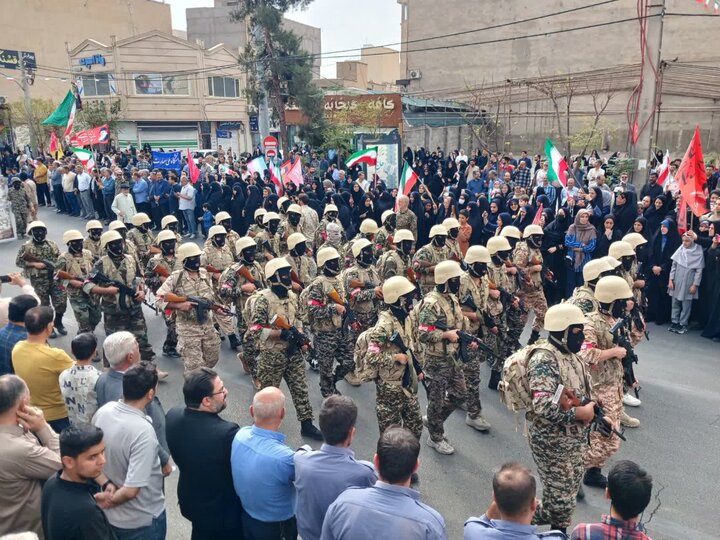 تصاویر/برگزاری رزمایش جانفدا در ساوه