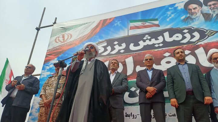 تصاویر/برگزاری باشکوه رزمایش بزرگ جان‌فدایان شهرستان زرندیه