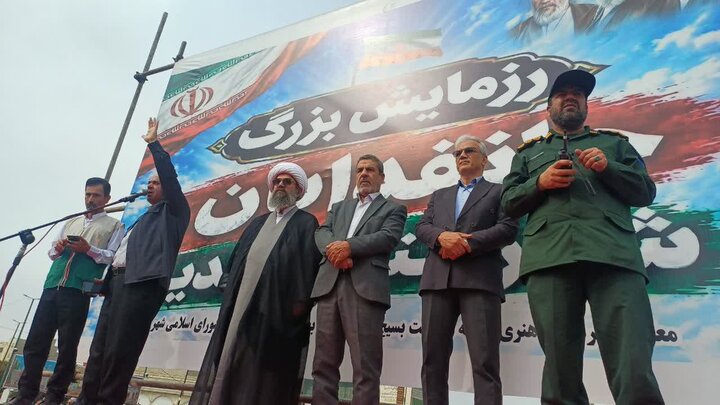 تصاویر/برگزاری باشکوه رزمایش بزرگ جان‌فدایان شهرستان زرندیه