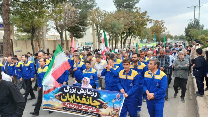تصاویر/برگزاری باشکوه رزمایش بزرگ جان‌فدایان شهرستان زرندیه