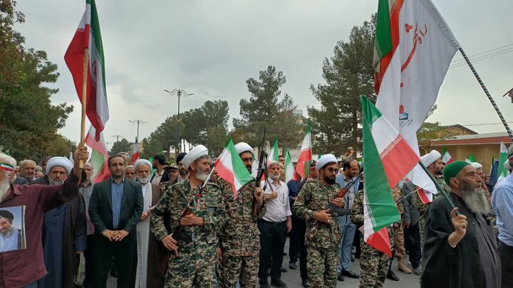تصاویر/برگزاری باشکوه رزمایش بزرگ جان‌فدایان شهرستان زرندیه