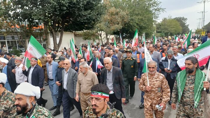 تصاویر/برگزاری باشکوه رزمایش بزرگ جان‌فدایان شهرستان زرندیه