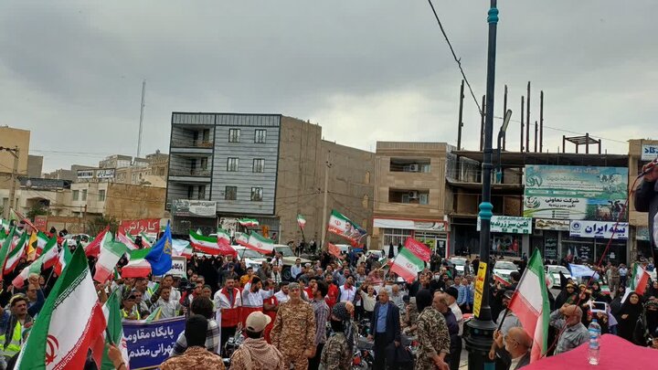 تصاویر/برگزاری باشکوه رزمایش بزرگ جان‌فدایان شهرستان زرندیه