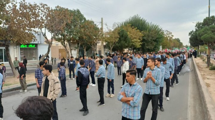 تصاویر/برگزاری باشکوه رزمایش بزرگ جان‌فدایان شهرستان زرندیه