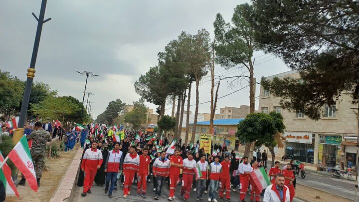 تصاویر/برگزاری باشکوه رزمایش بزرگ جان‌فدایان شهرستان زرندیه