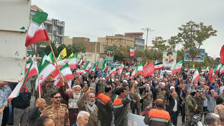 تصاویر/برگزاری باشکوه رزمایش بزرگ جان‌فدایان شهرستان زرندیه