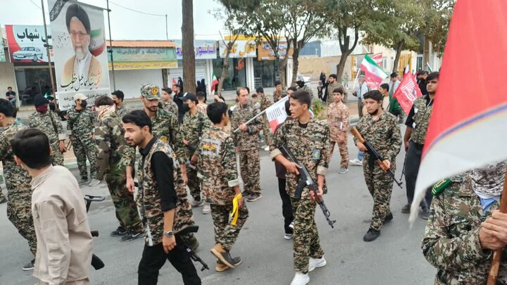 تصاویر/برگزاری باشکوه رزمایش بزرگ جان‌فدایان شهرستان زرندیه