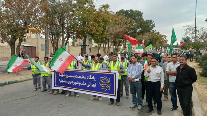تصاویر/برگزاری باشکوه رزمایش بزرگ جان‌فدایان شهرستان زرندیه