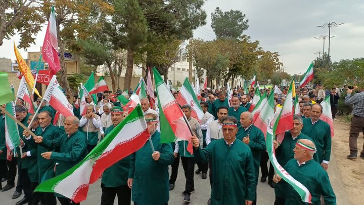 تصاویر/برگزاری باشکوه رزمایش بزرگ جان‌فدایان شهرستان زرندیه