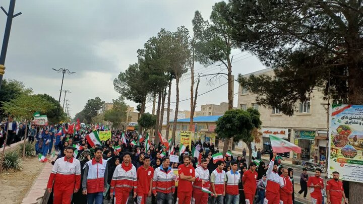 تصاویر/برگزاری باشکوه رزمایش بزرگ جان‌فدایان شهرستان زرندیه