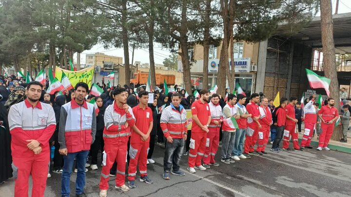 تصاویر/برگزاری باشکوه رزمایش بزرگ جان‌فدایان شهرستان زرندیه