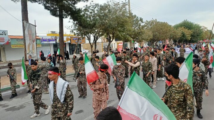 تصاویر/برگزاری باشکوه رزمایش بزرگ جان‌فدایان شهرستان زرندیه
