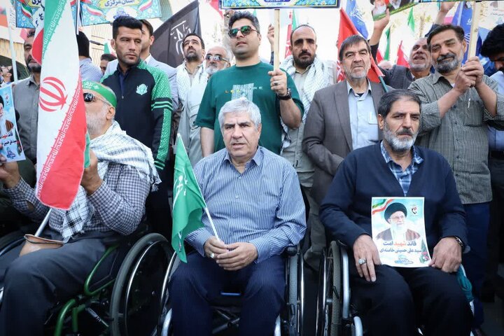 تصاویر/رزمایش سراسری رزمایش ۵۰ هزار نفری جانفدایان ایران در اراک