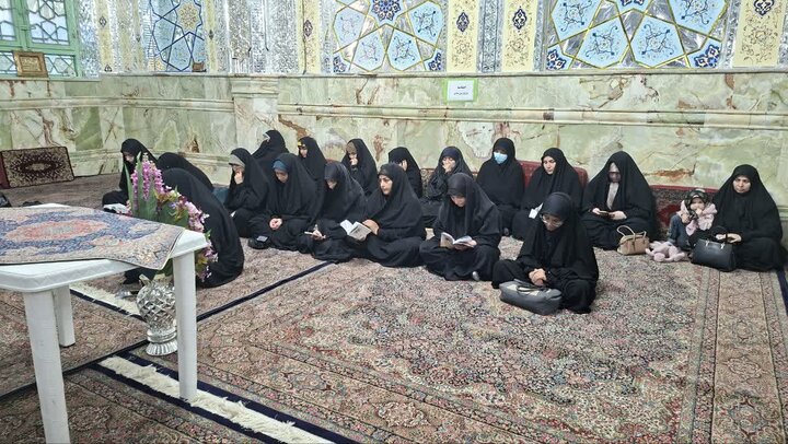 تصاویر/ اختتامیه طرح «اربعین تعالی» توسط مدرسه علمیه نرجسیه سیرجان