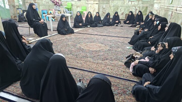 تصاویر/ اختتامیه طرح «اربعین تعالی» توسط مدرسه علمیه نرجسیه سیرجان