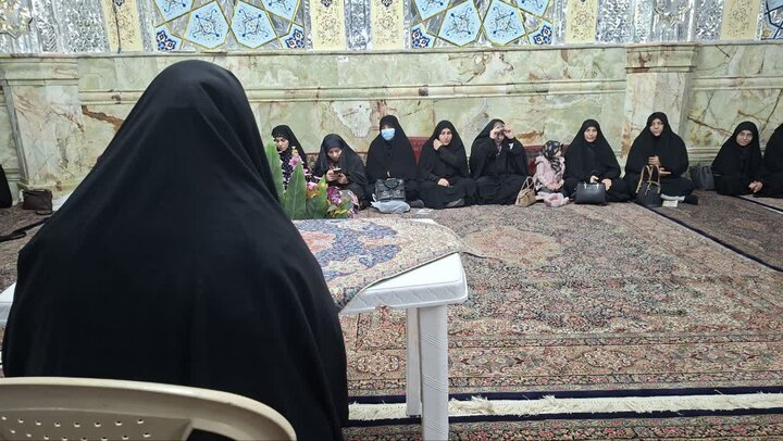 تصاویر/ اختتامیه طرح «اربعین تعالی» توسط مدرسه علمیه نرجسیه سیرجان