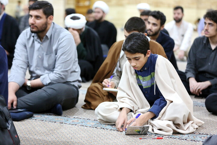 تصاویر/ درس اخلاق هفتگی آیت الله العظمی سبحانی
