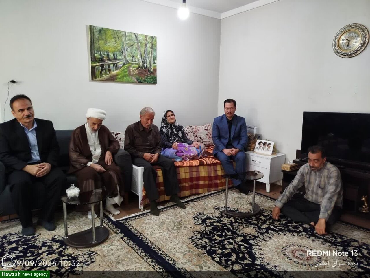 تقدیر از خانواده شهدای صالح‌اباد