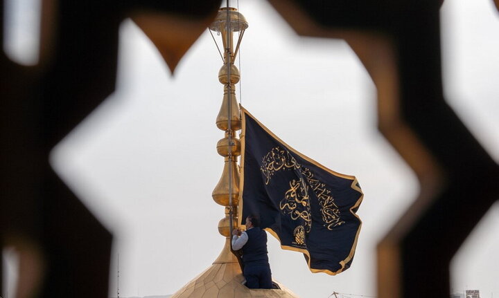 Photos/Le sanctuaire de Hazrat Masoumeh à Qom se pare des couleurs du deuil de Fatima al-Zahra