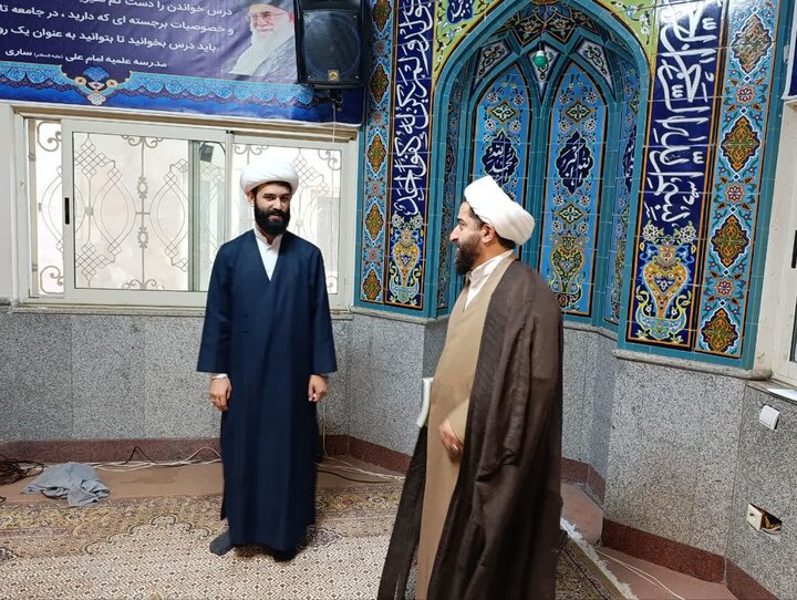 تصاویر / حضور مدیر حوزه علمیه مازندران، در کارگاه صرف ویژه طلاب المپیادی
