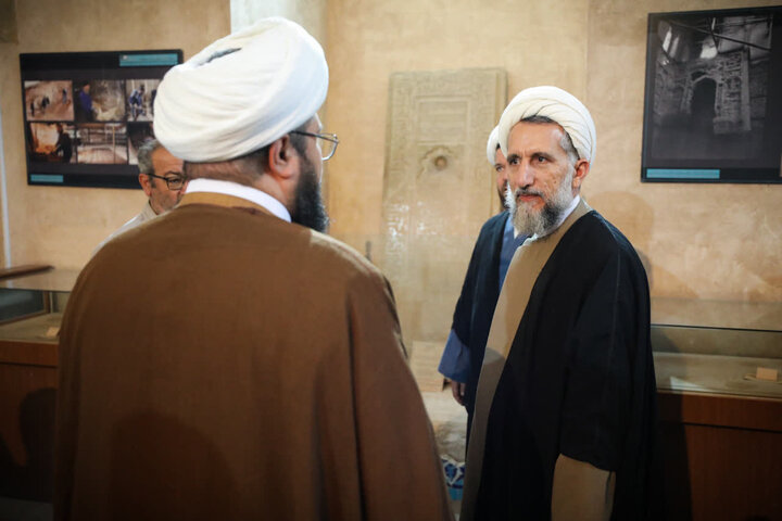 تصاویر / بازدید امام جمعه قزوین از گنبد تاریخی سلطانیه زنجان