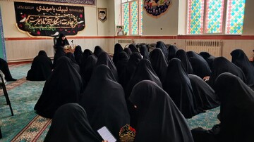 تصاویر / طنین نوای فاطمی در مدرسه علمیه معصومیه تبریز