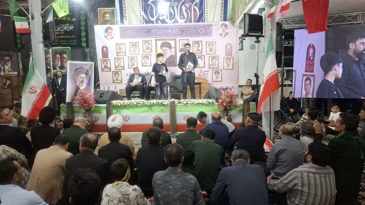تصاویر/ دهمین یادواره شهدای روستای سن سن کاشان
