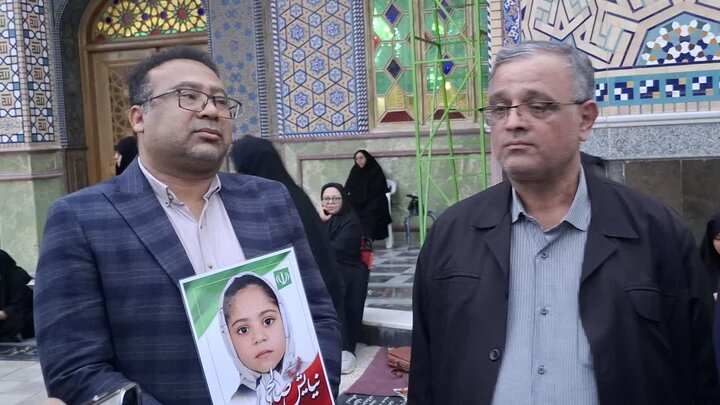 تصاویر/ حضور خانواده های معظم شهدای میناب در حرم مطهرهلال بن علی(ع)