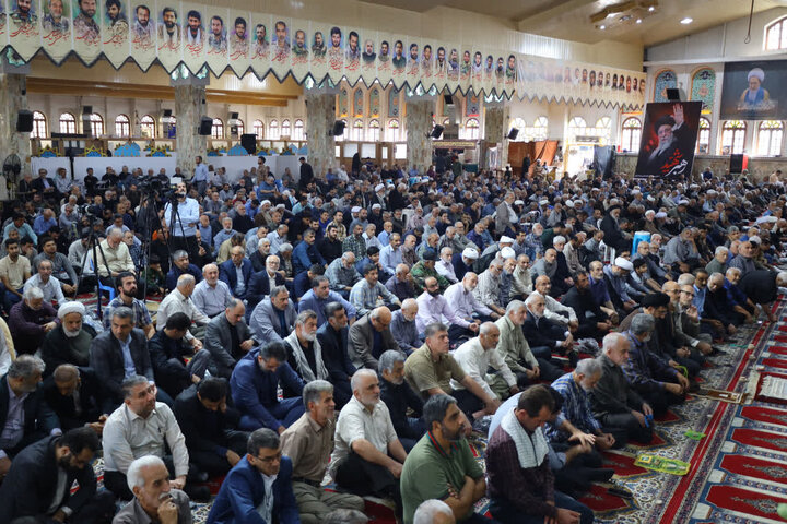 تصاویر /  نماز عبادی سیاسی جمعه در شهرستان ساری