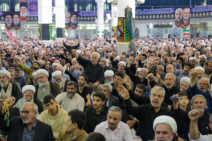 تصاویر/ اقامه نماز عبادی سیاسی جمعه در شهر مقدس قم