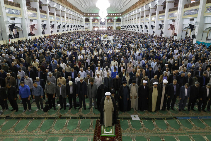 تصاویر/ آیین عبادی سیاسی نماز جمعه تبریز