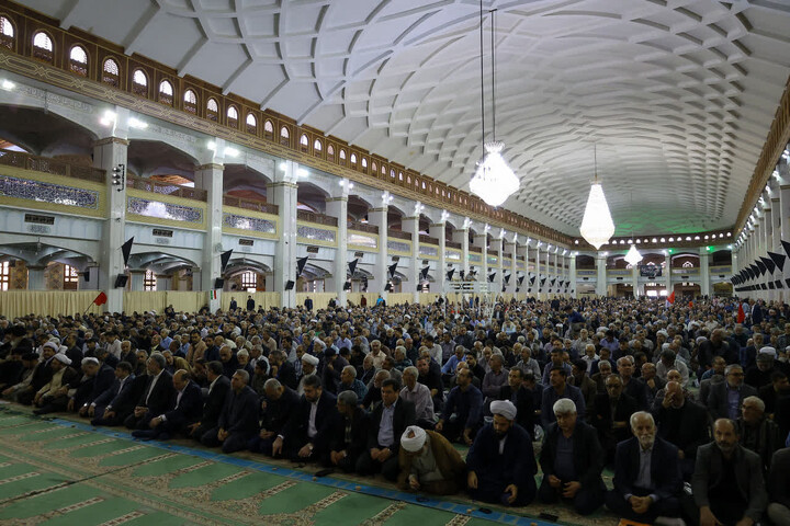 تصاویر/ آیین عبادی سیاسی نماز جمعه تبریز