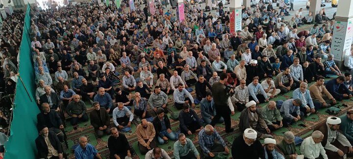 تصاویر/اقامه نماز عبادی سیاسی جمعه در ساوه