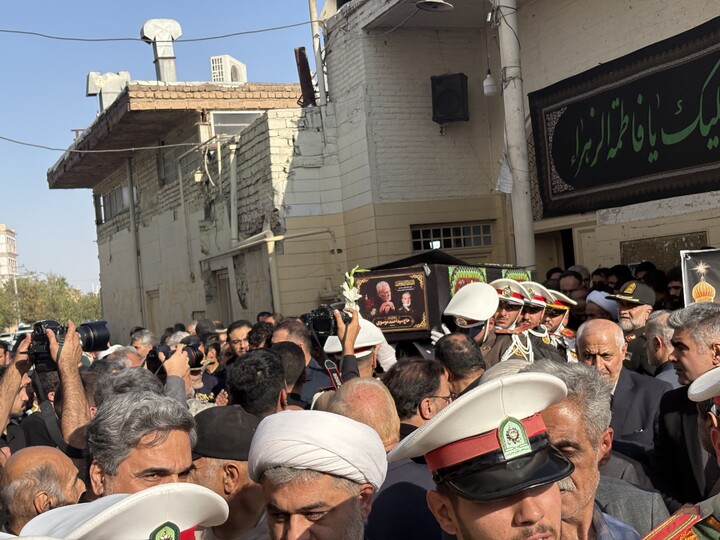 ⚫️ مراسم تشییع و بزرگداشت پدر شهید امیر سپهبد موسوی در قم