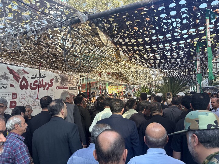 ⚫️ مراسم تشییع و بزرگداشت پدر شهید امیر سپهبد موسوی در قم
