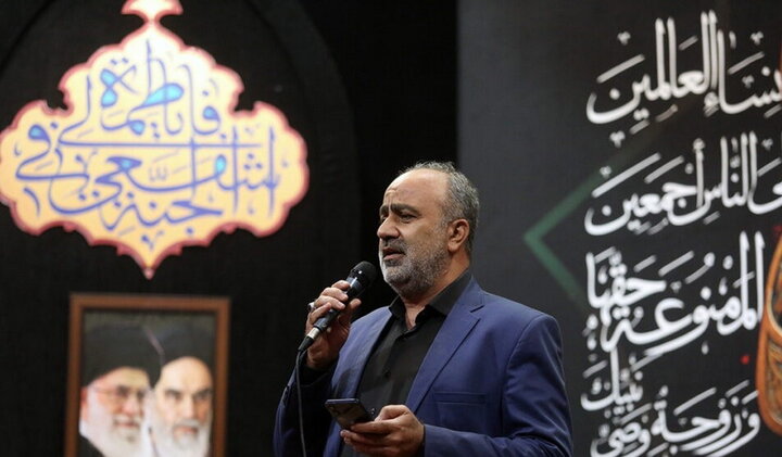 محفل عزاداری شب نخست ایام فاطمیه در حرم مطهر فاطمه ثانی(س)