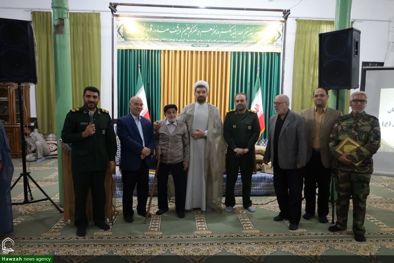 تجلیل از بسیجیان پایگاه مقاومت بسیج ظفر روستای بیجن‌آباد