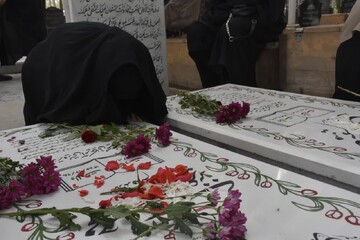 تصاویر/ تجدید میثاق طلاب مدرسه علمیه حضرت معصومه(س) دماوند با آرمان‌های شهدا