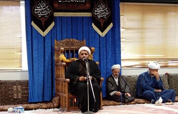تصاویر/ جلسه عزای فاطمی در روز شهادت حضرت زهرا (س) در بیت آیت الله العظمی جوادی آملی در شهرستان آمل
