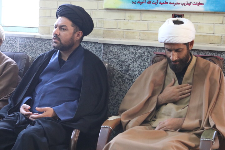 تصاویر/ روز اول فاطمیه اول در مدرسه علمیه آیت الله آخوند (ره)
