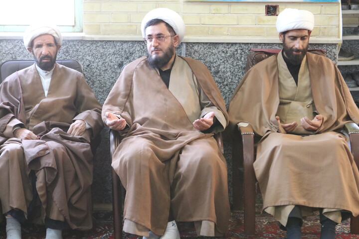 تصاویر/ روز اول فاطمیه اول در مدرسه علمیه آیت الله آخوند (ره)