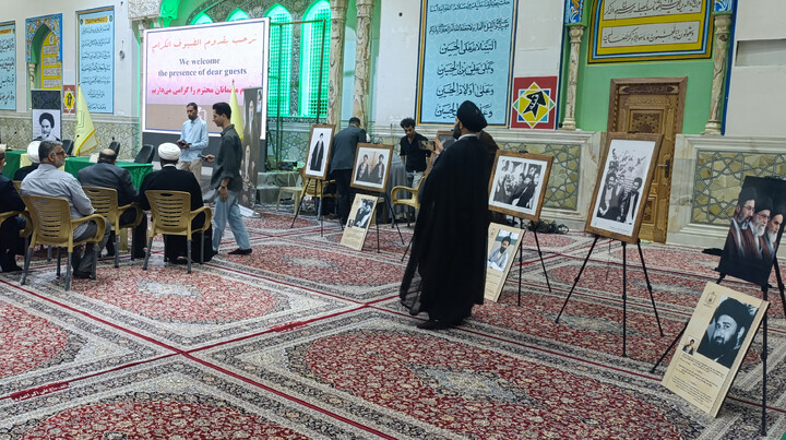 تصاویر/ برگزاری نشست علمی بزرگداشت آیت‌الله شهید سید مصطفی خمینی (قدس‌سره) در مجتمع مفتاح نجف اشرف