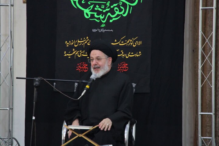 تصاویر / مراسم عزاداری شهادت حضرت فاطمه زهرا (س) در مدرسه علمیه طالبیه تبریز
