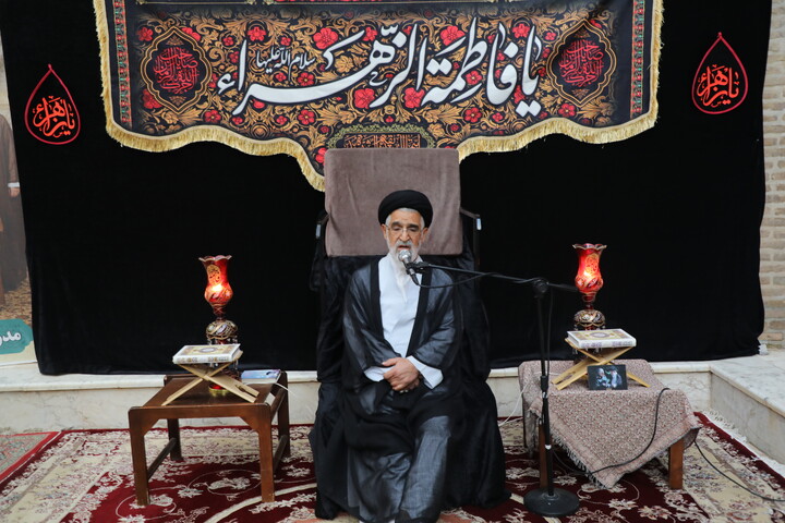 تصاویر / اولین روز از مراسم عزاداری فاطمیه اول در  حوزه علمیه یزد برگزار شد