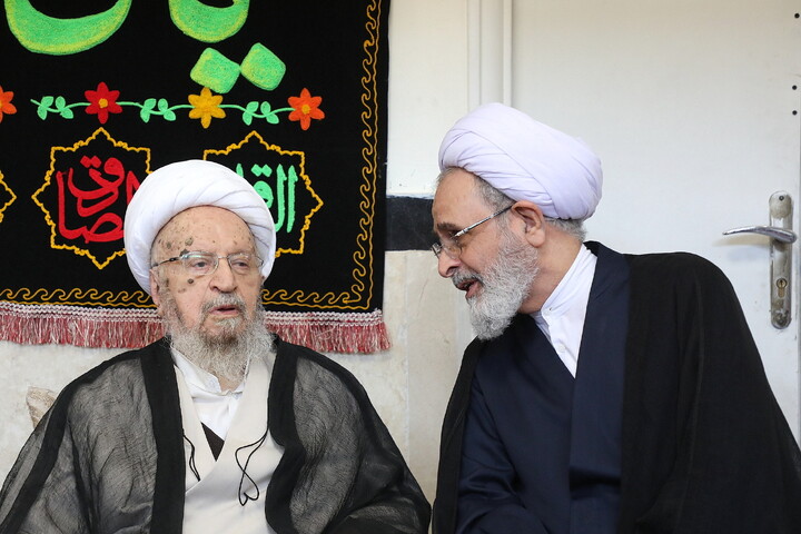 تصاویر/ مراسم عزاداری شهادت حضرت زهرا(س) در د=فتر آیت الله العظنی مکارم شیرازی