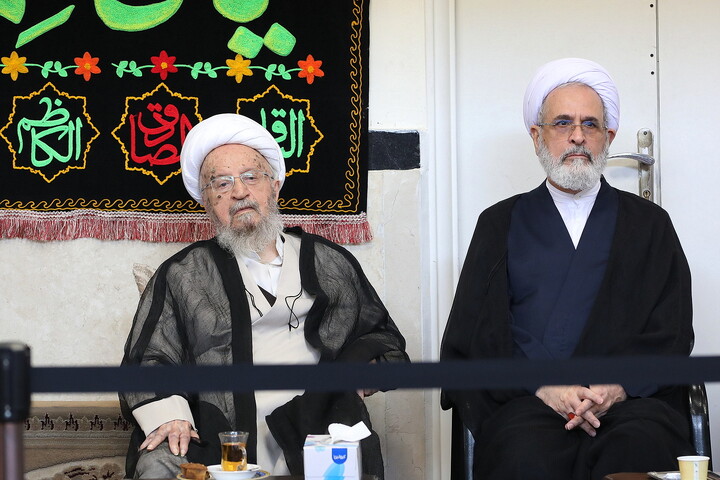 تصاویر/ مراسم عزاداری شهادت حضرت زهرا(س) در د=فتر آیت الله العظنی مکارم شیرازی